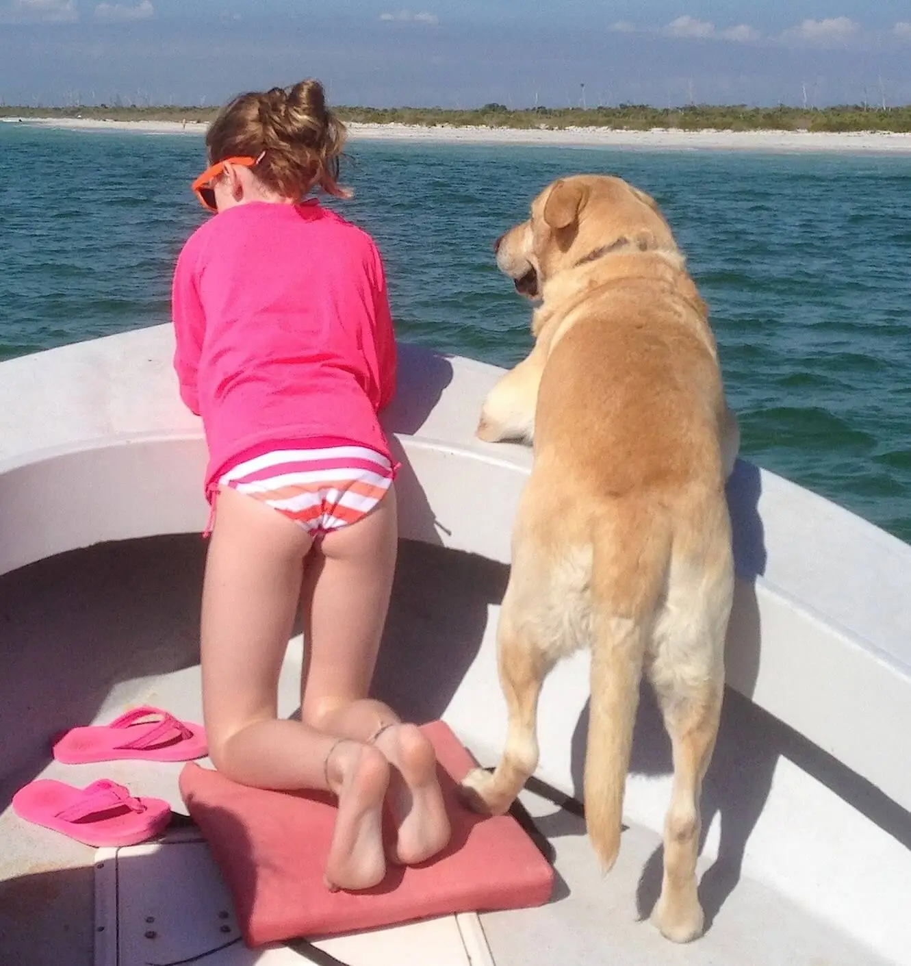 Hank & Friend Looking For Fish!