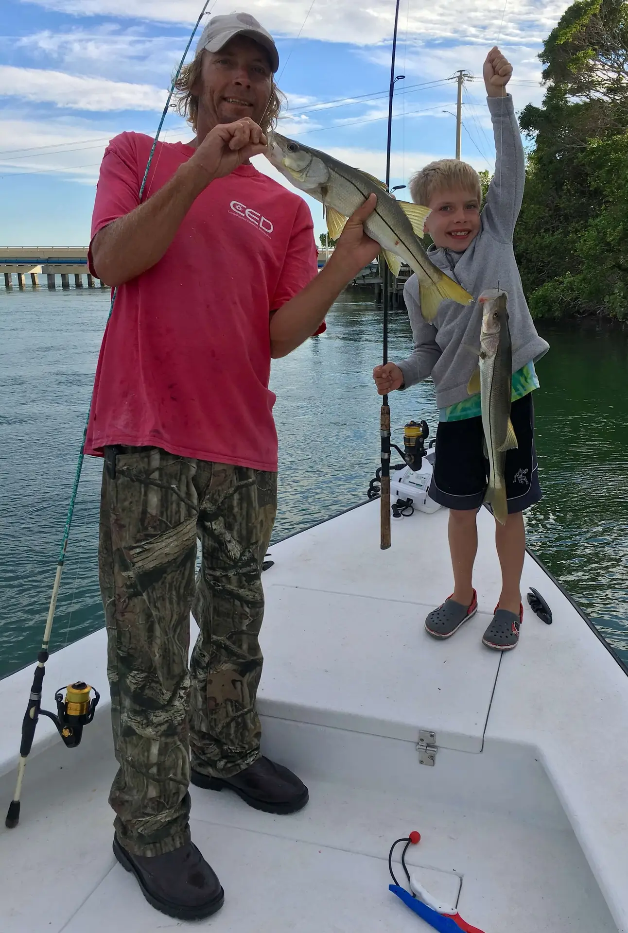 Two Snook, Blind Pass, Tide Change, Catch & Release, Sanibel Fishing & Captiva Fishing, Sanibel Island, Saturday, December 2, 2017.