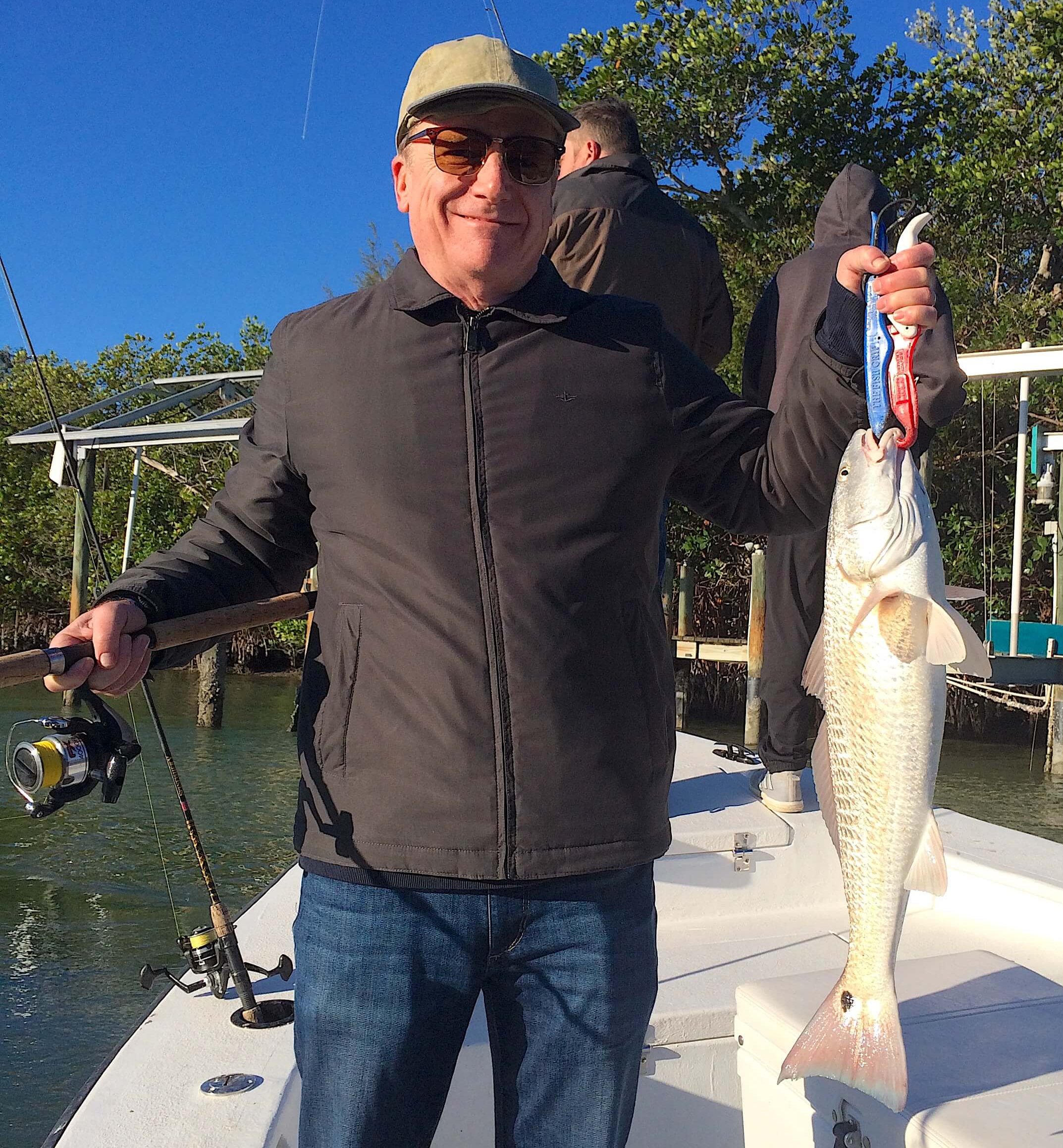 Redfish, Very Cold, Hiding In The Mangroves, Catch & Release, Sanibel Fishing & Captiva Fishing, Sanibel Island, Friday, January 5, 2017.