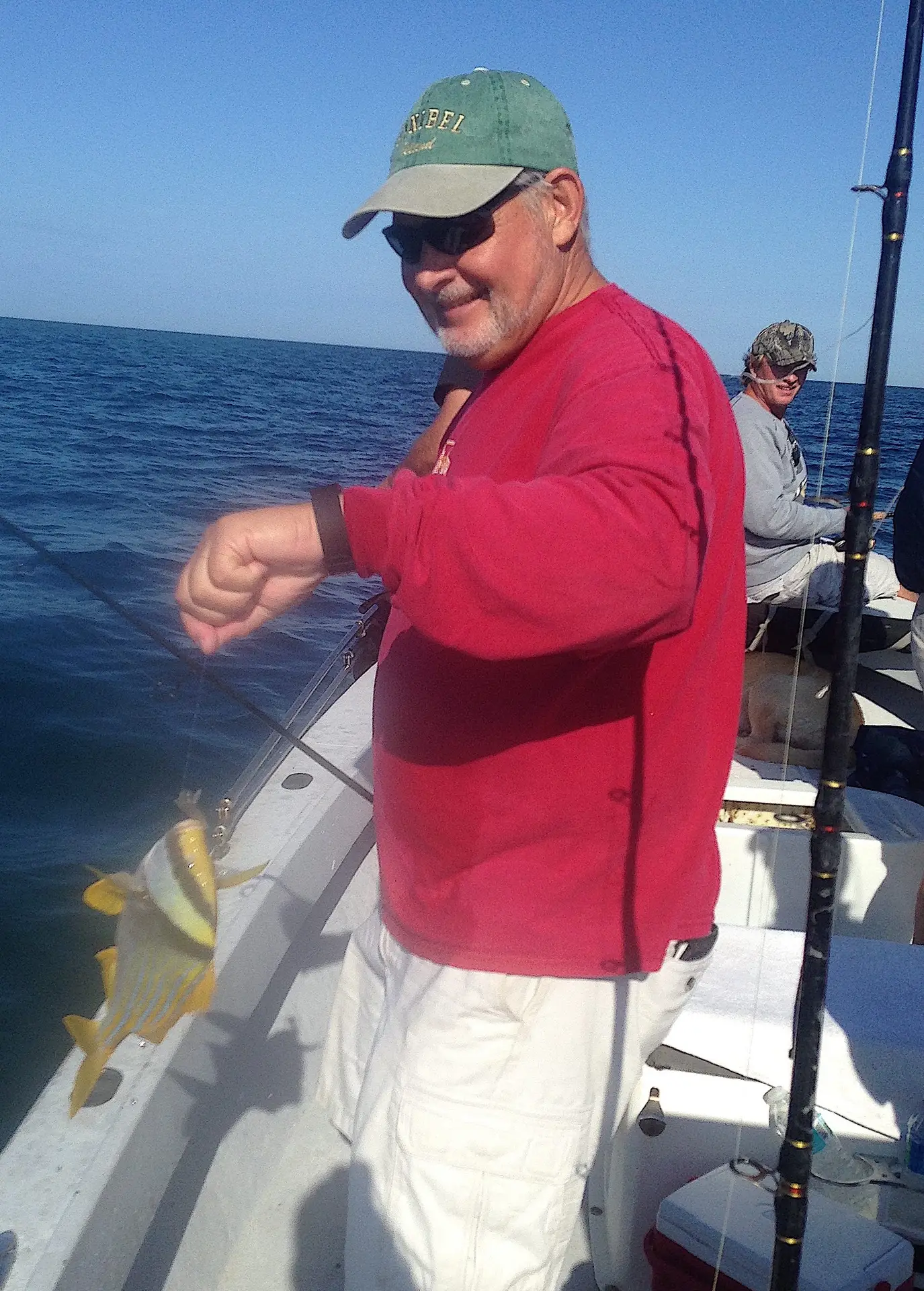 Porkfish Fishing, Offshore, Catch & Release, Sanibel Fishing & Captiva Fishing, Sanibel Island, Tuesday, February 6, 2018.