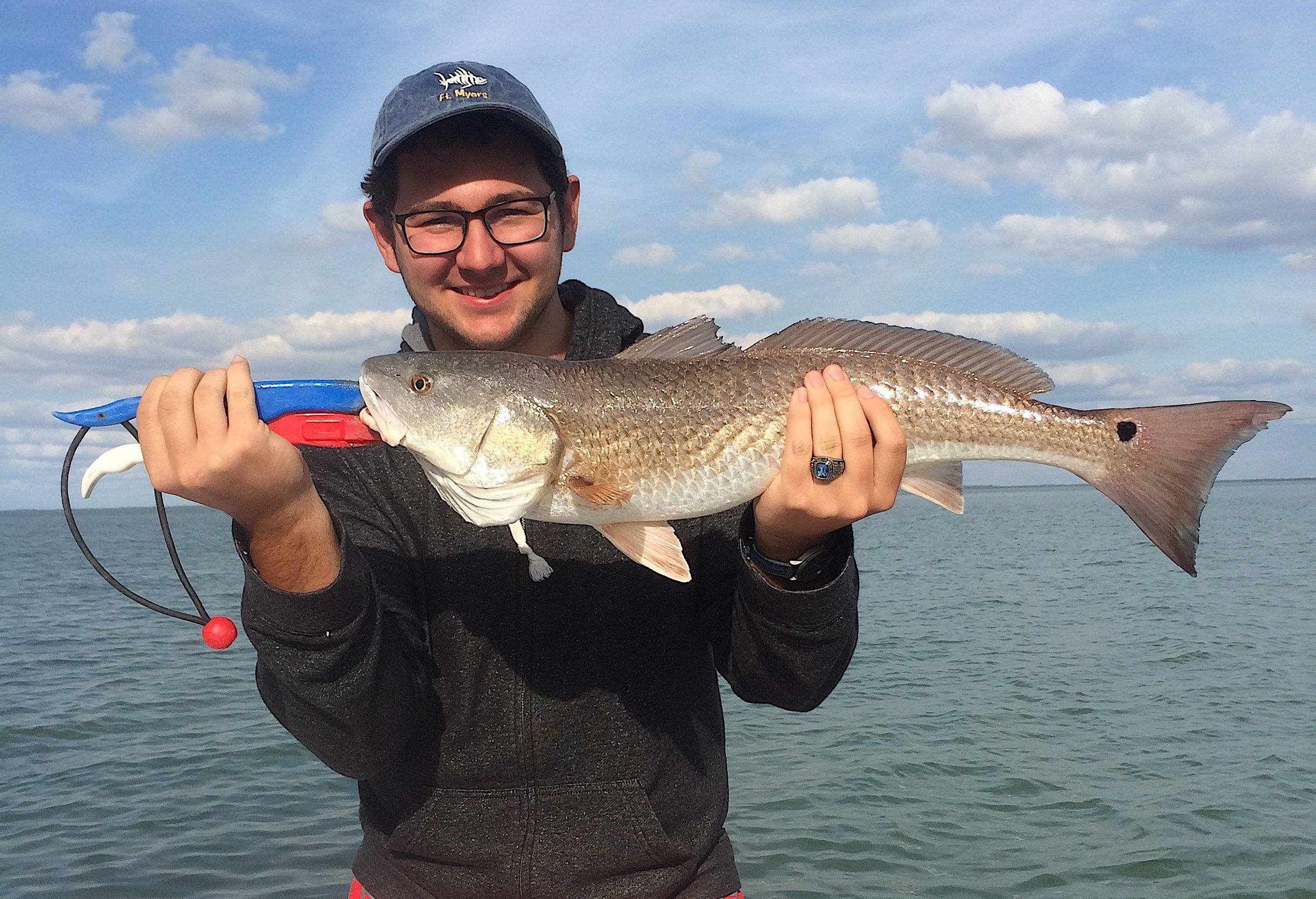 Redfish, Oyster Bars, Catch & Release, Sanibel Fishing & Captiva Fishing, Sanibel Island, Friday, February 9, 2018.