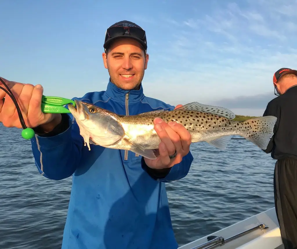 SeaTrout, Grass Beds & Oyster Bars, Catch & Release, Sanibel Fishing & Captiva Fishing, Sanibel Island, Monday, February 5, 2018.