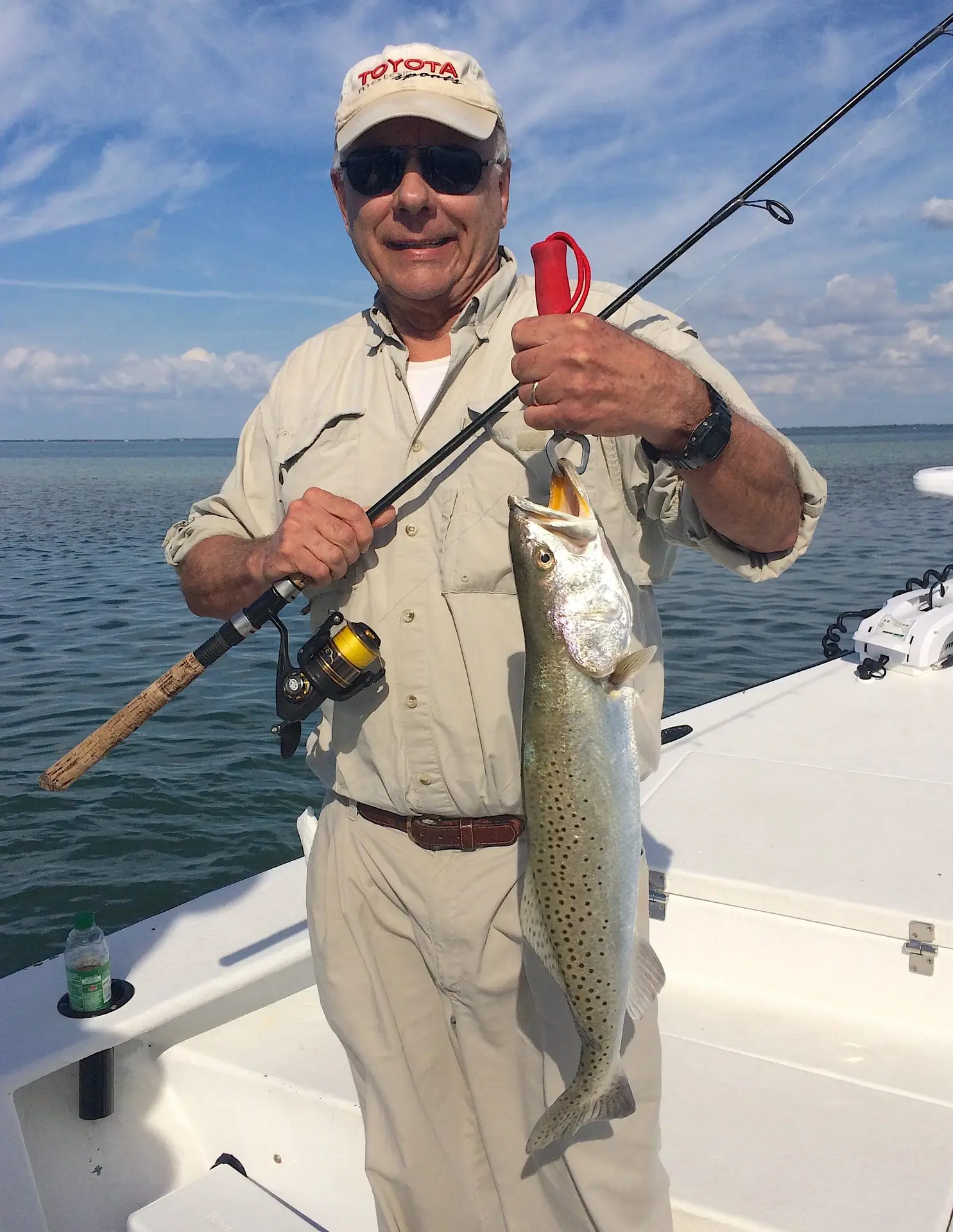 Big SeaTrout, Grass Beds & Oyster Bars, Catch & Release, Sanibel Fishing & Captiva Fishing, Sanibel Island, Thursday, February 9, 2018.
