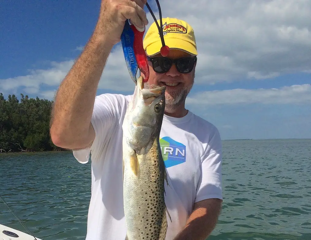 SeaTrout, Grass Beds & Oyster Bars, Catch & Release, Sanibel Island Fishing Charters & Captiva Island Fishing Charters, Sanibel Island, Saturday, February 24, 2018.