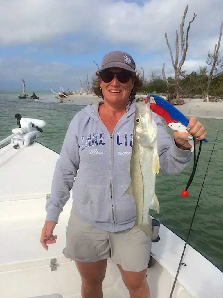 Snook, Redfish Pass, Catch & Release, Sanibel Fishing & Captiva Fishing, Sanibel Island, Thursday, February 15, 2018.