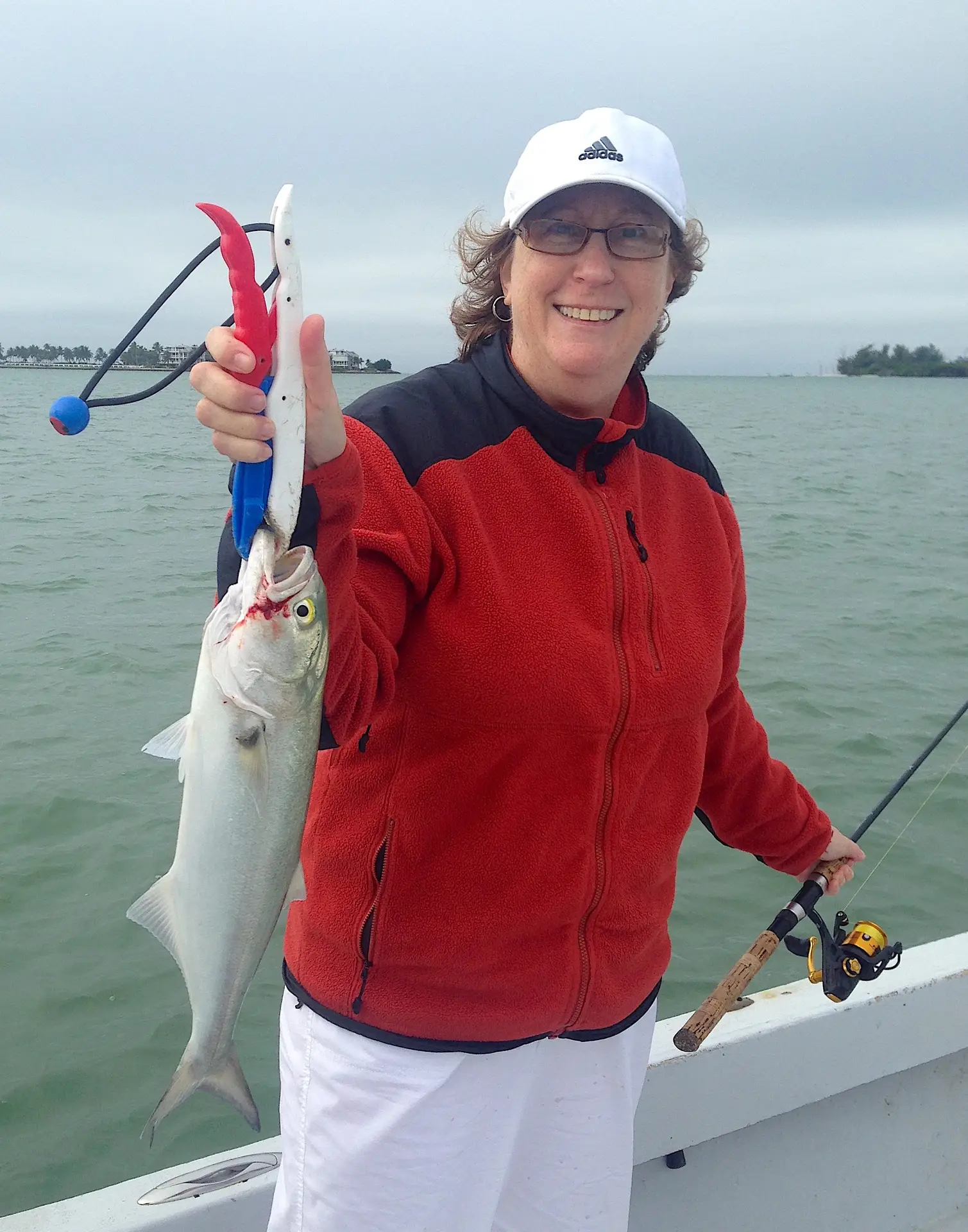 Tough Fishing, Bluefish, Catch & Release, Sanibel Island Fishing Charters & Captiva Island Fishing Charters, Sanibel Island, Monday, March 12, 2018.