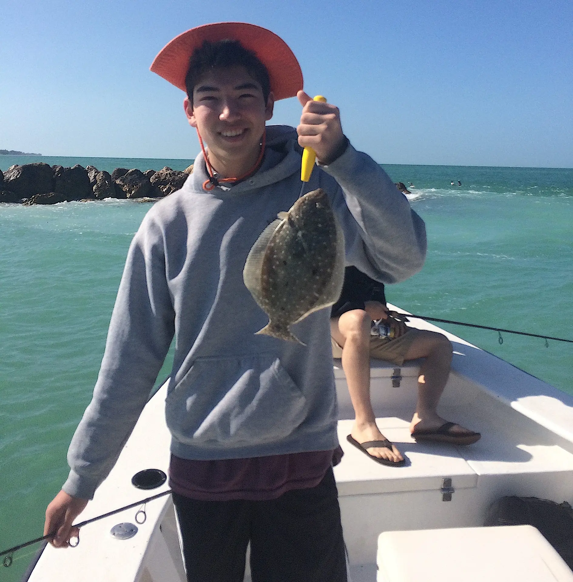 Flounder, Catch & Release, Sanibel Island Fishing Charters & Captiva Island Fishing Charters, Sanibel Island, Friday, March 30, 2018.