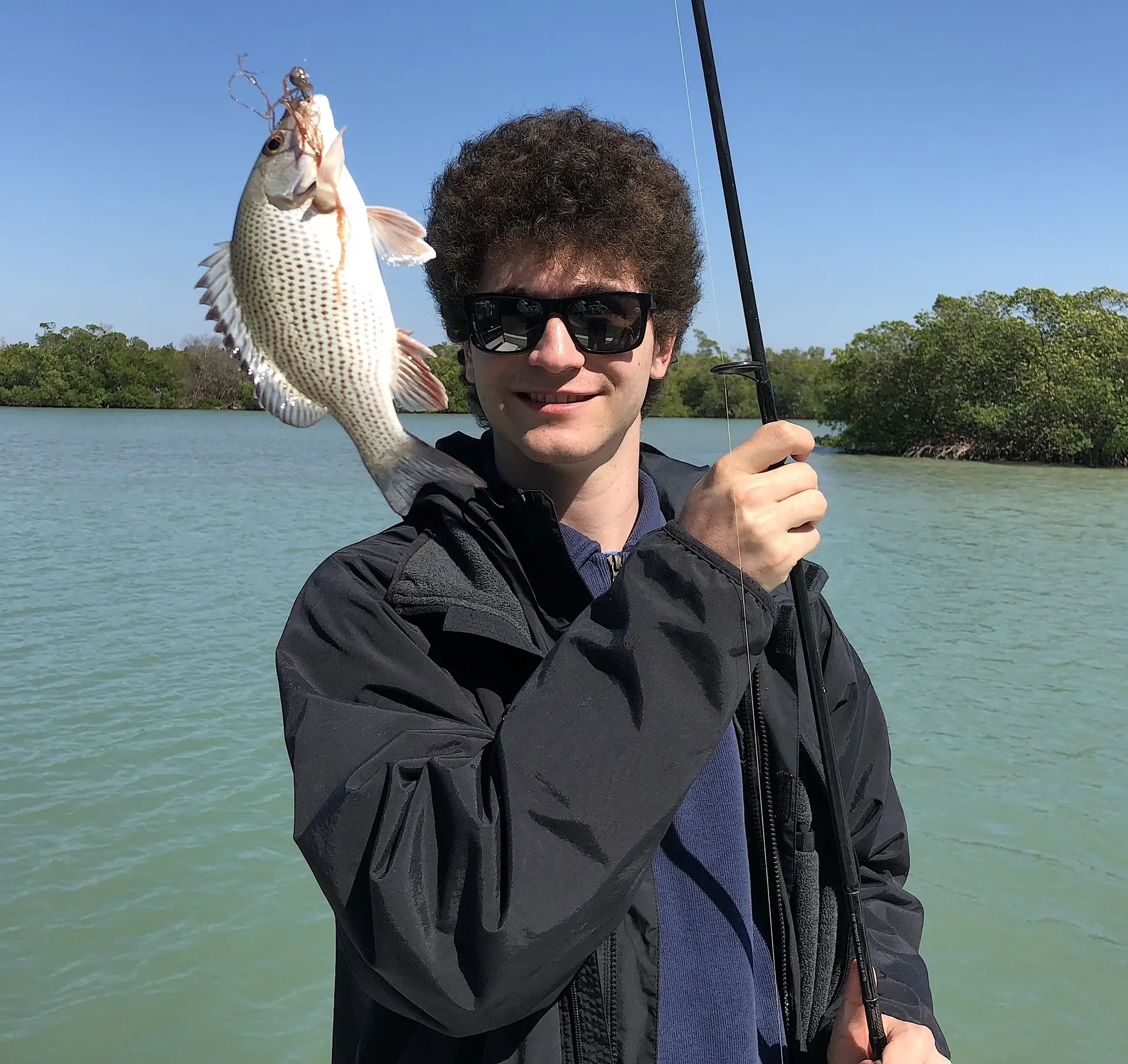 Mangrove Snapper, Catch & Release, Sanibel Island Fishing Charters & Captiva Island Fishing Charters, Sanibel Island, Saturday, March 17, 2018.