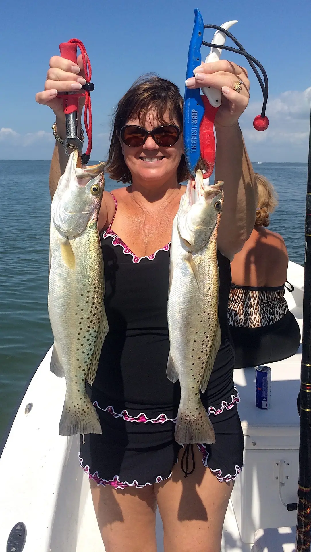 Two SeaTrout, Grass Beds & Oyster Bars, Catch & Release, Sanibel Island Fishing Charters & Captiva Island Fishing Charters, Sanibel Island, Wednesday, February 28, 2018.
