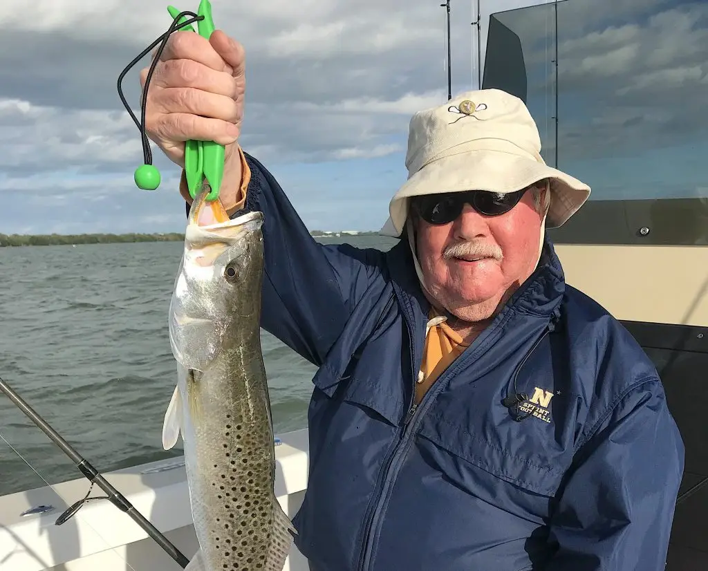 SeaTrout, Oyster Bars, Catch & Release, Sanibel Island Fishing Charters & Captiva Island Fishing Charters, Sanibel Island, Thursday, March 8, 2018.