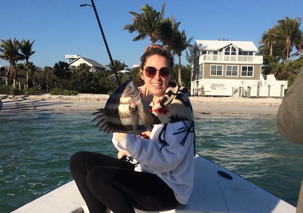 A Little Better Fishing, Sheepshead, Catch & Release, Sanibel Island Fishing Charters & Captiva Island Fishing Charters, Sanibel Island, Thursday, March 15, 2018.