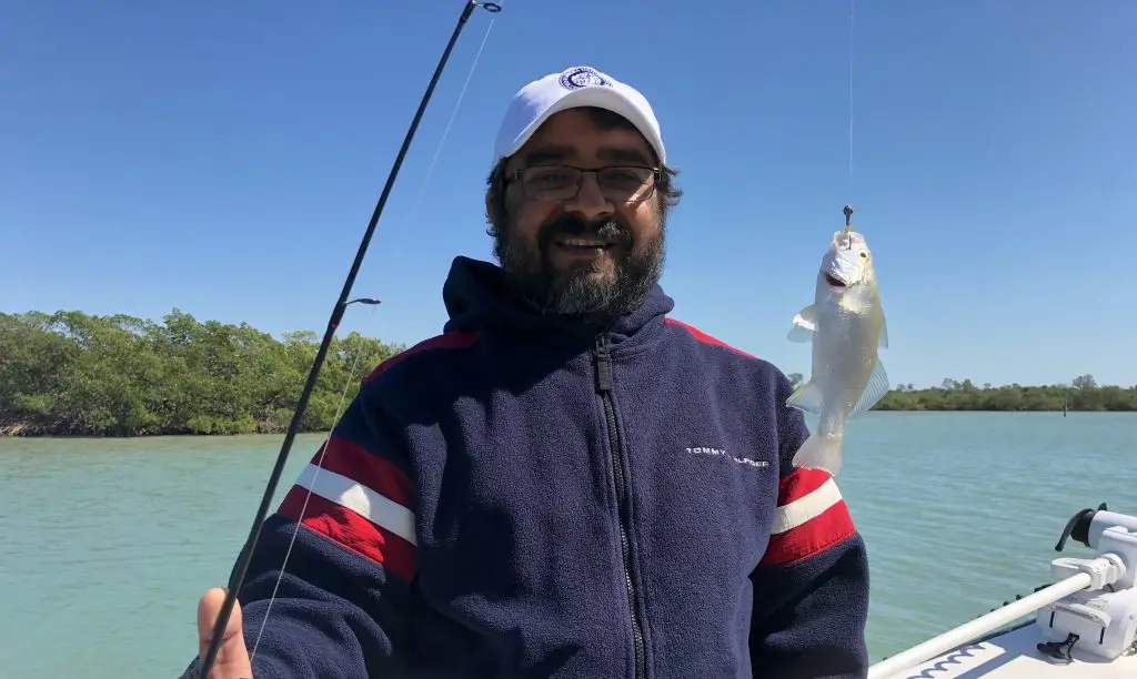 Windy, Tough Fishing, Silver SeaTrout, Catch & Release, Sanibel Island Fishing Charters & Captiva Island Fishing Charters, Sanibel Island, Wednesday, March 14, 2018.