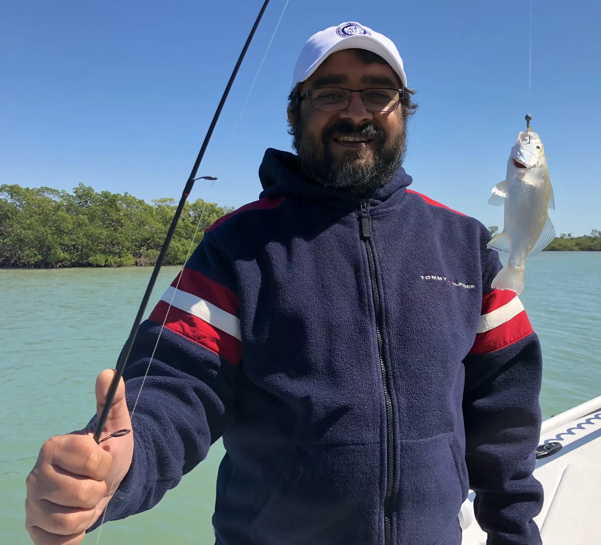 Windy, Tough Fishing, Silver SeaTrout, Catch & Release, Sanibel Island Fishing Charters & Captiva Island Fishing Charters, Sanibel Island, Wednesday, March 14, 2018.