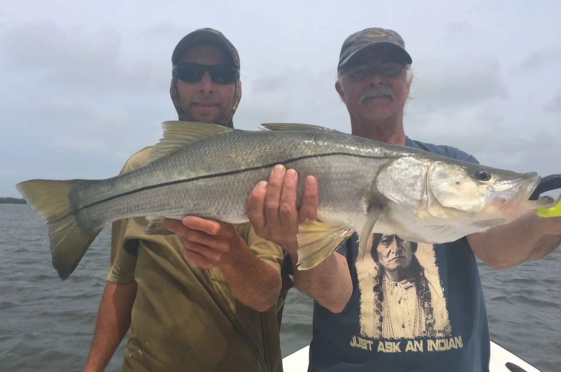 Wesley, Joey, Big Snook, Catch & Release, Sanibel Island Fishing Charters & Captiva Island Fishing Charters, Sanibel Island, Saturday, April 14, 2018.