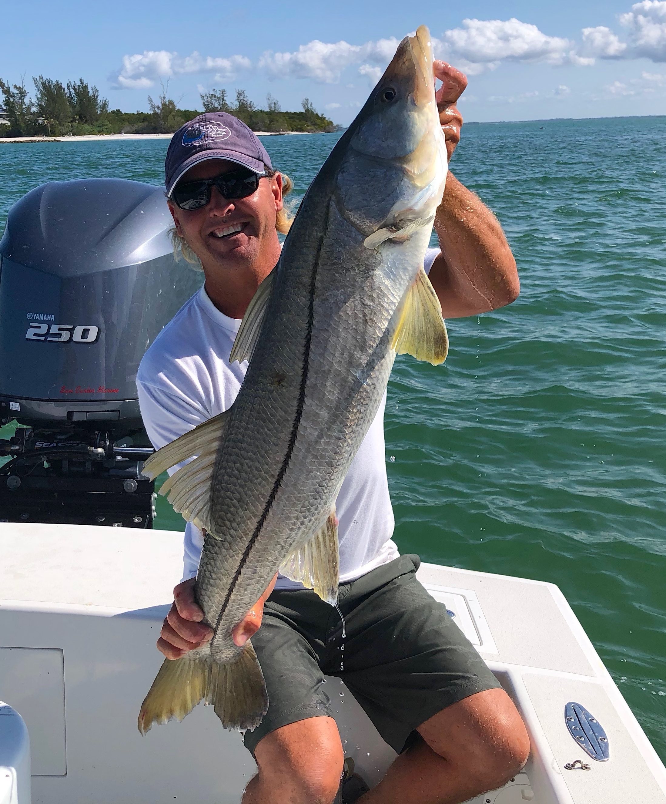 Big Snook, Jimmy Burnsed, Sanibel Island Fishing Charters & Captiva Island Fishing Charters, Sanibel Island, Thursday, April 19, 2018.