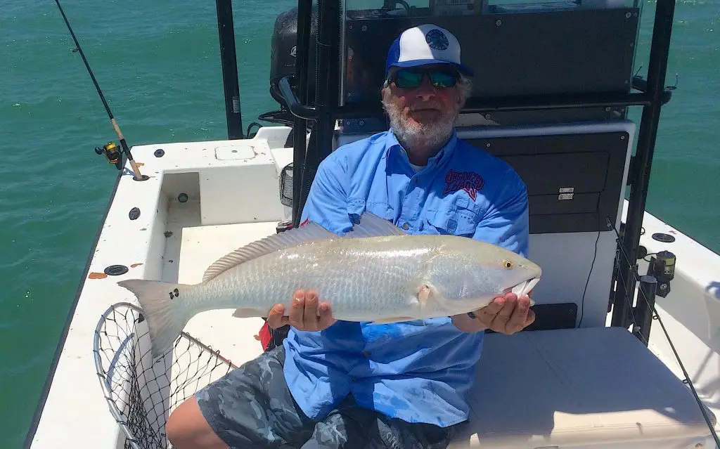 Lamar, Redfish, Catch & Release, Sanibel Island Fishing Charters & Captiva Island Fishing Charters, Sanibel Island, Sunday, April 29, 2018.