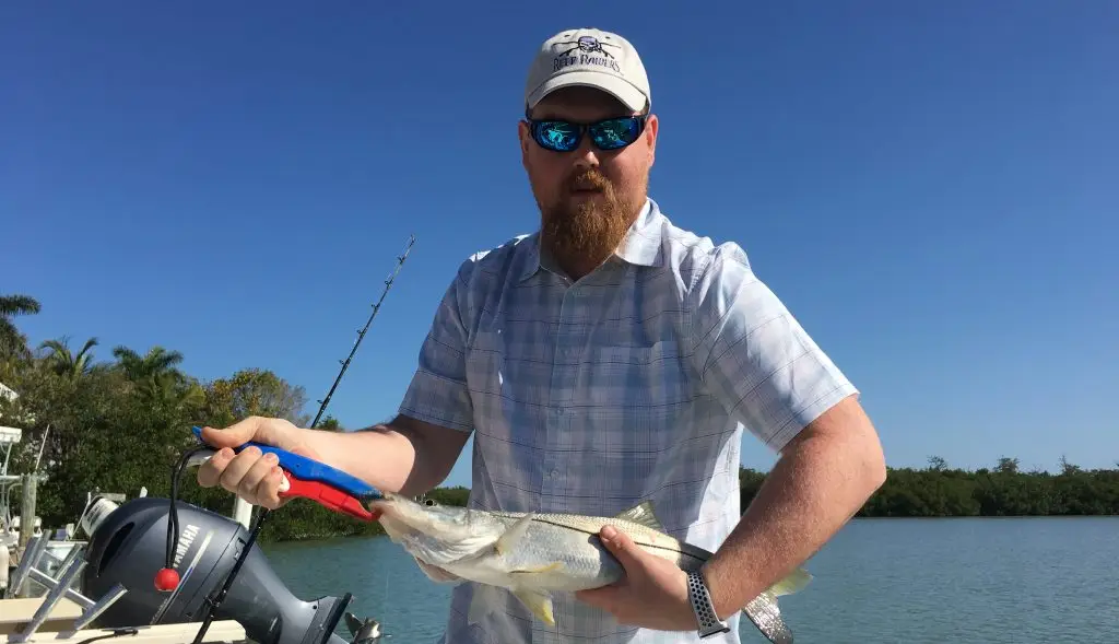 Snook, Sanibel Island Fishing Charters & Captiva Island Fishing Charters, Sanibel Island, Monday, April 16, 2018.