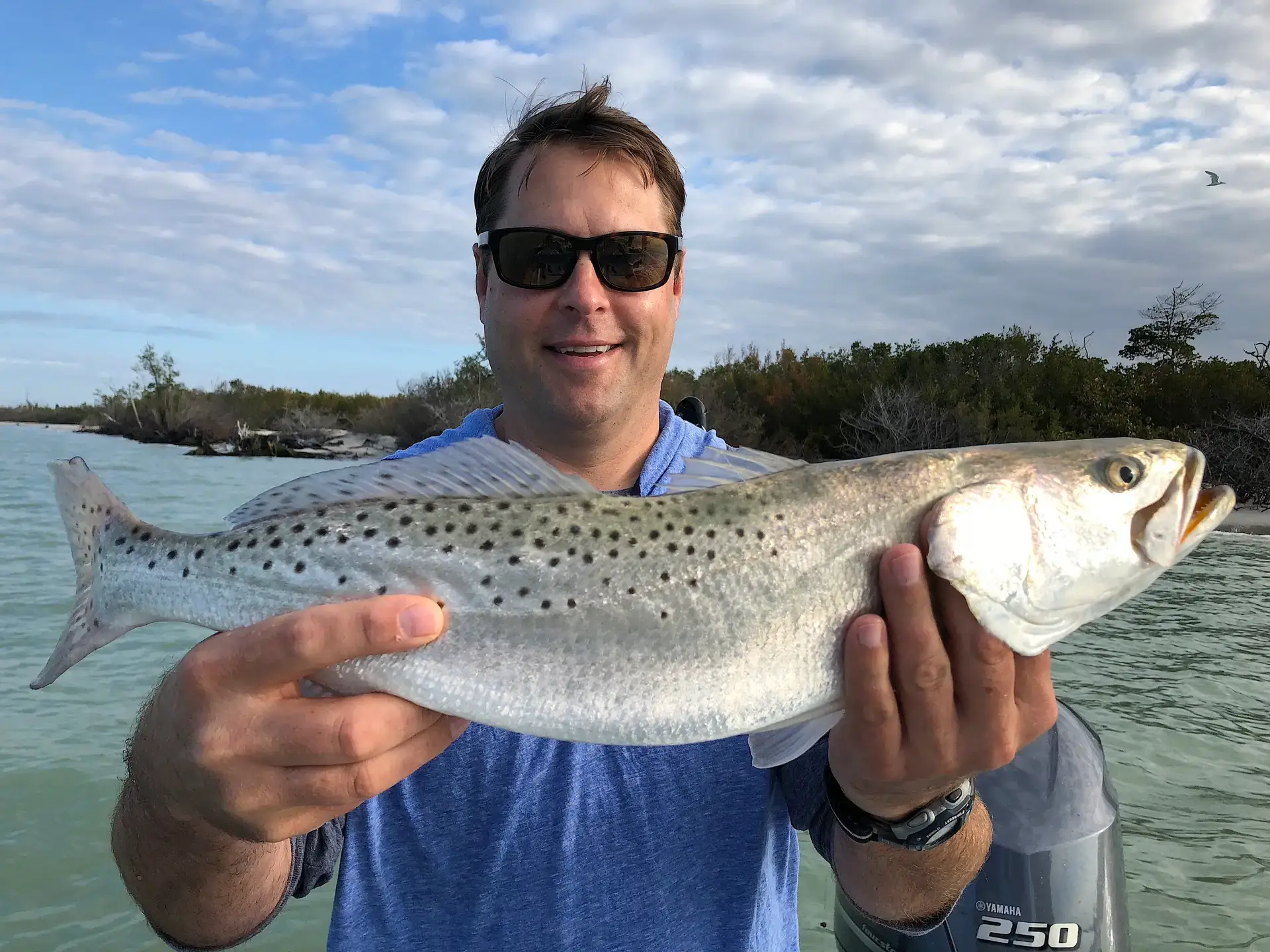 SeaTrout, Cayp Costa, Catch & Release, Sanibel Island Fishing Charters & Captiva Island Fishing Charters, Sanibel Island, Tuesday, April 3, 2018.