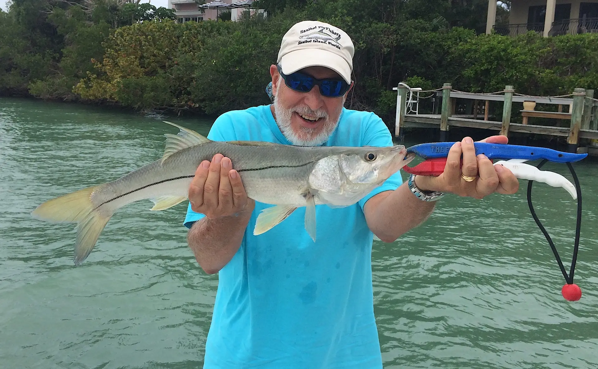 Snook, Catch & Release, Sanibel Island Fishing Charters & Captiva Island Fishing Charters, Sanibel Island, Sunday, April 22, 2018.