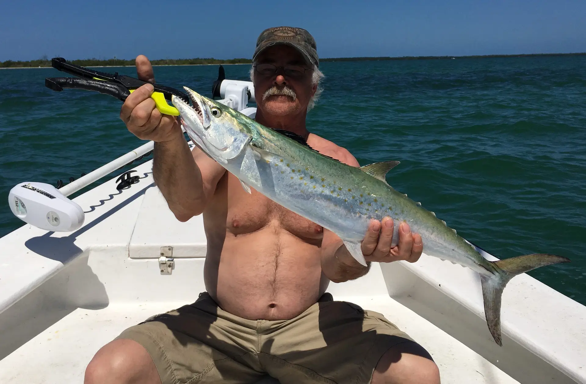 Wesley, Big Spanish Mackerel, Sanibel Island Fishing Charters & Captiva Island Fishing Charters, Sanibel Island, Sunday, April 15, 2018.