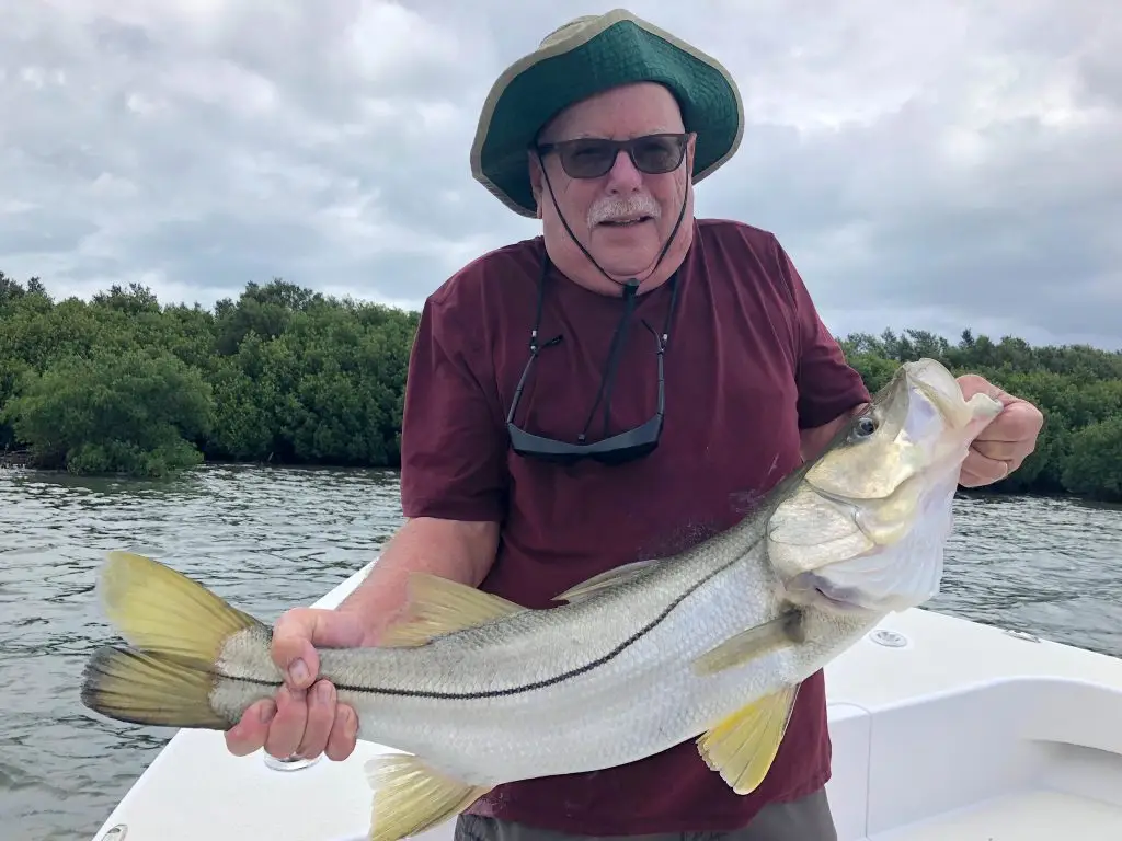 Big Snook Catch & Release, Sanibel Island Fishing Charters & Captiva Island Fishing Charters, Sanibel Island, Thursday, May 24, 2018.