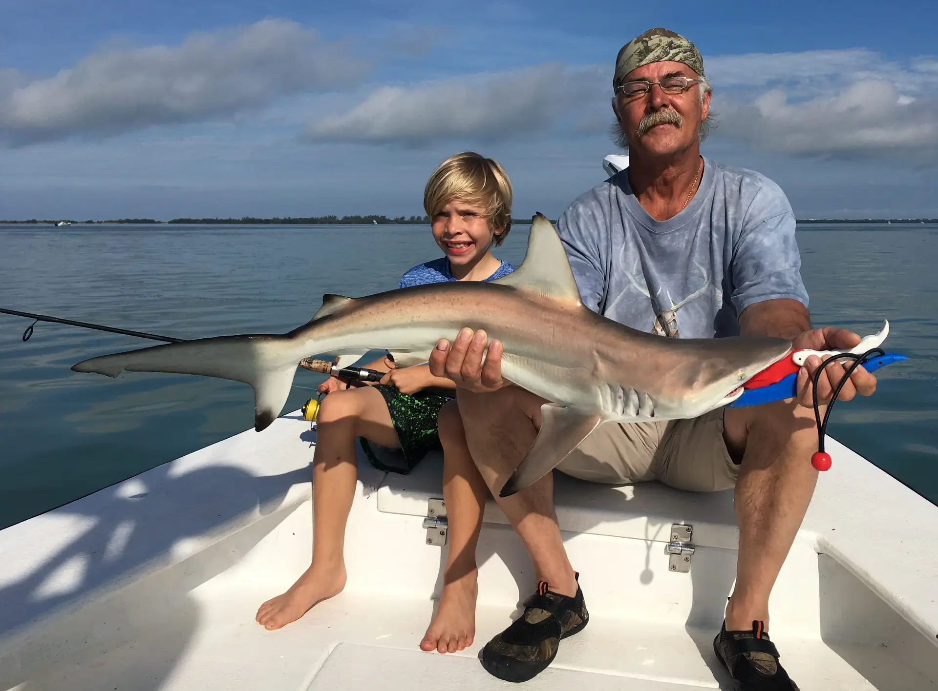 Blacktip Shark, Catch & Release, Sanibel Island Fishing Charters & Captiva Island Fishing Charters, Sanibel Island, Monday, May 7, 2018.