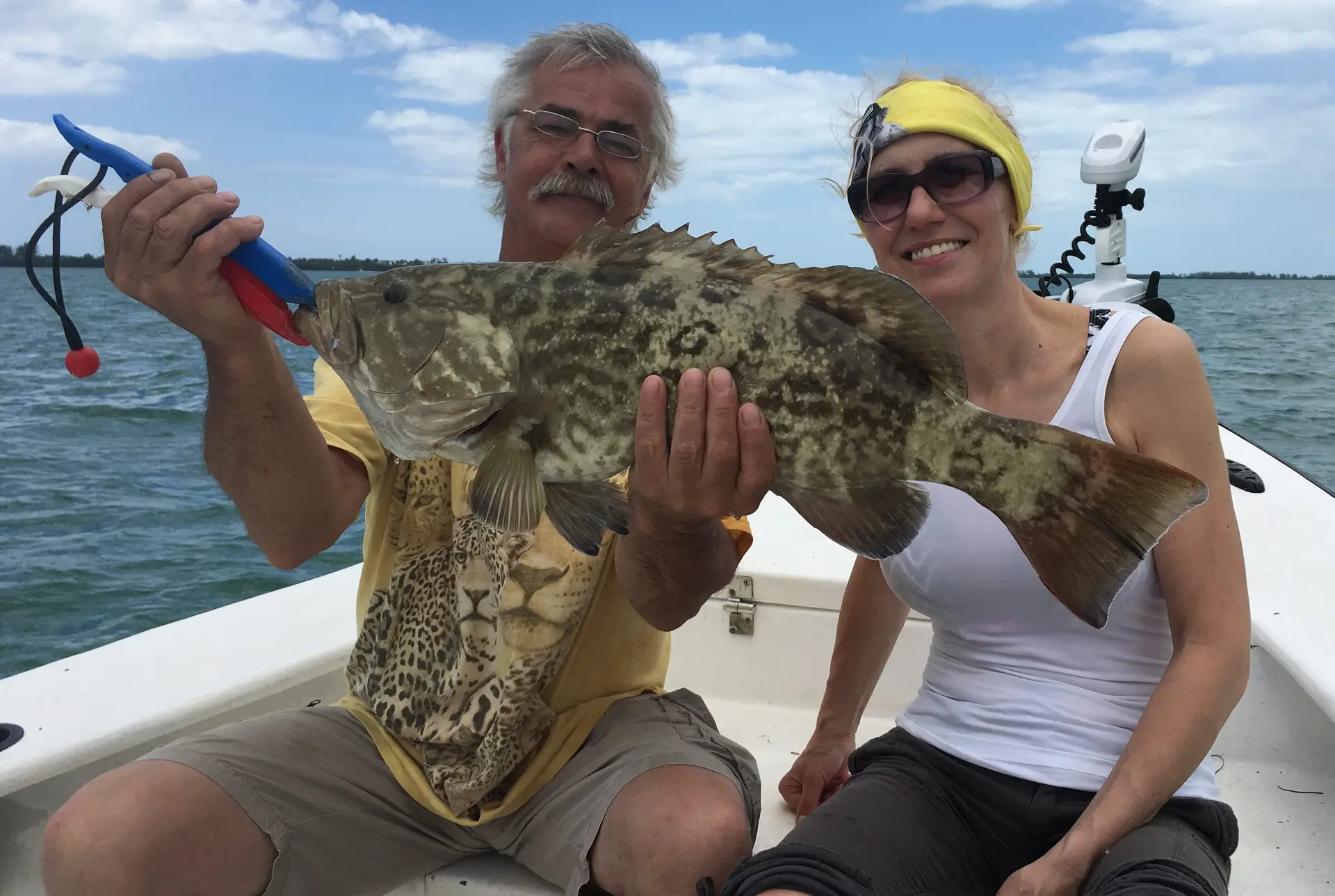 Grouper, Catch & Release, Sanibel Island Fishing Charters & Captiva Island Fishing Charters, Sanibel Island, Tuesday, May 8, 2018.