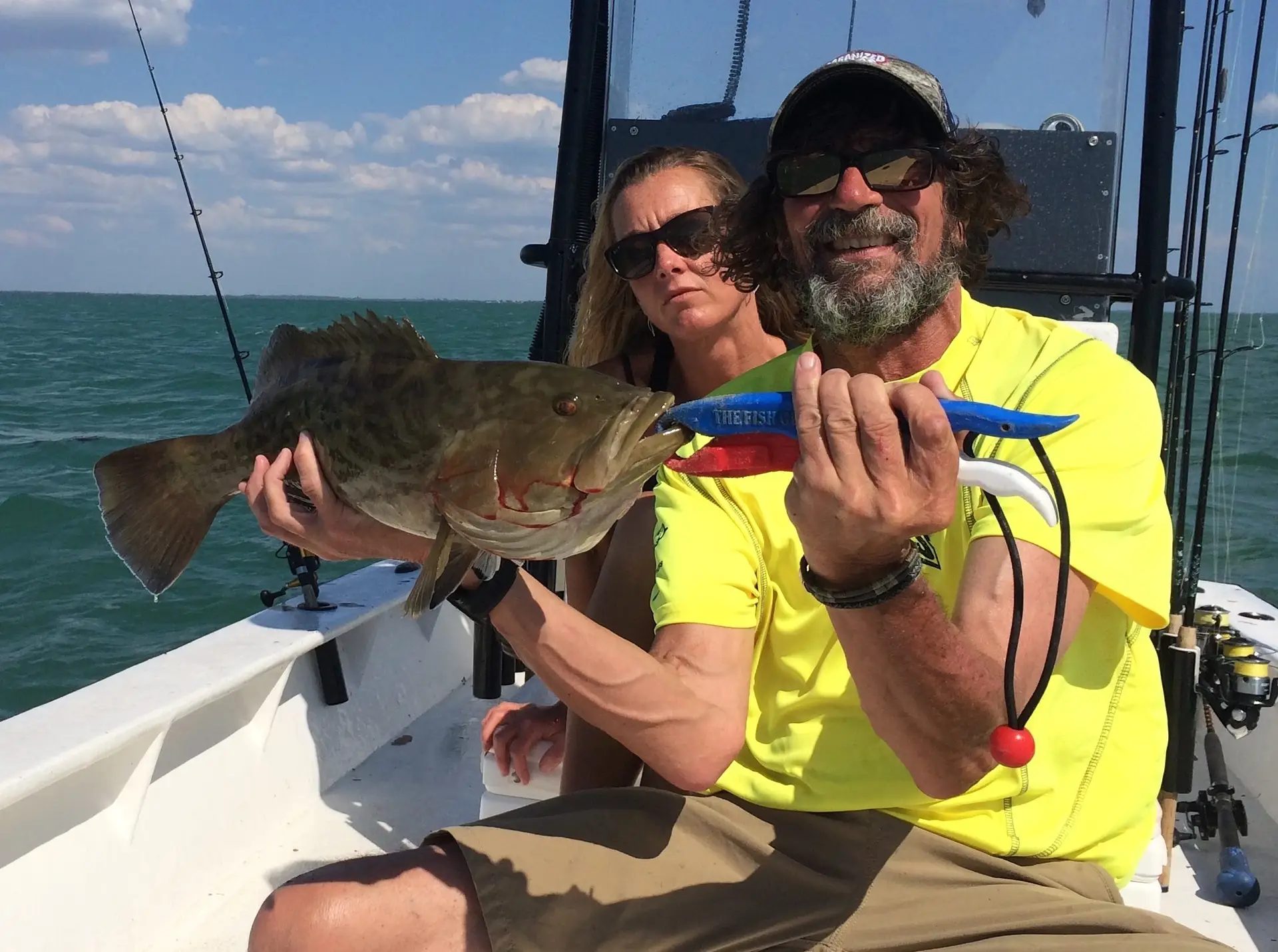 Grouper, Catch & Release, Sanibel Island Fishing Charters & Captiva Island Fishing Charters, Sanibel Island, Tuesday, May 15, 2018.