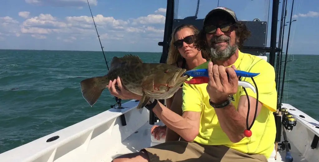 Grouper, Catch & Release, Sanibel Island Fishing Charters & Captiva Island Fishing Charters, Sanibel Island, Tuesday, May 15, 2018.