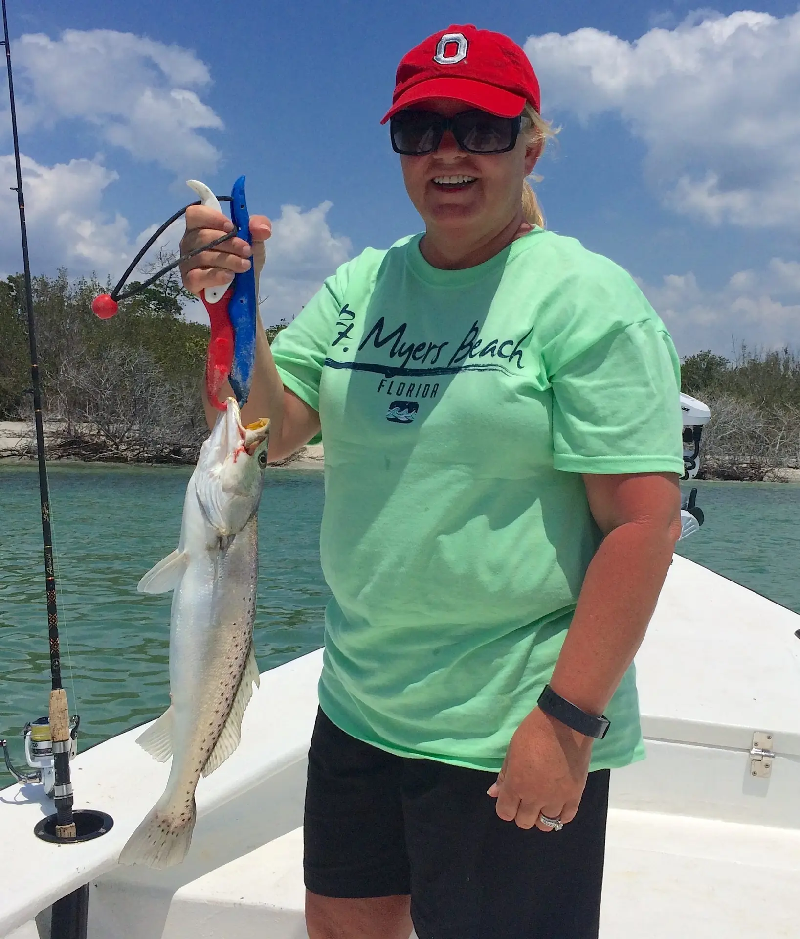 SeaTrout, Catch & Release, Sanibel Island Fishing Charters & Captiva Island Fishing Charters, Sanibel Island, Monday, April 30, 2018.