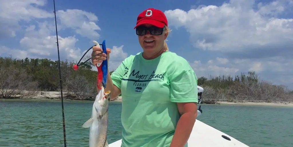 SeaTrout, Catch & Release, Sanibel Island Fishing Charters & Captiva Island Fishing Charters, Sanibel Island, Monday, April 30, 2018.