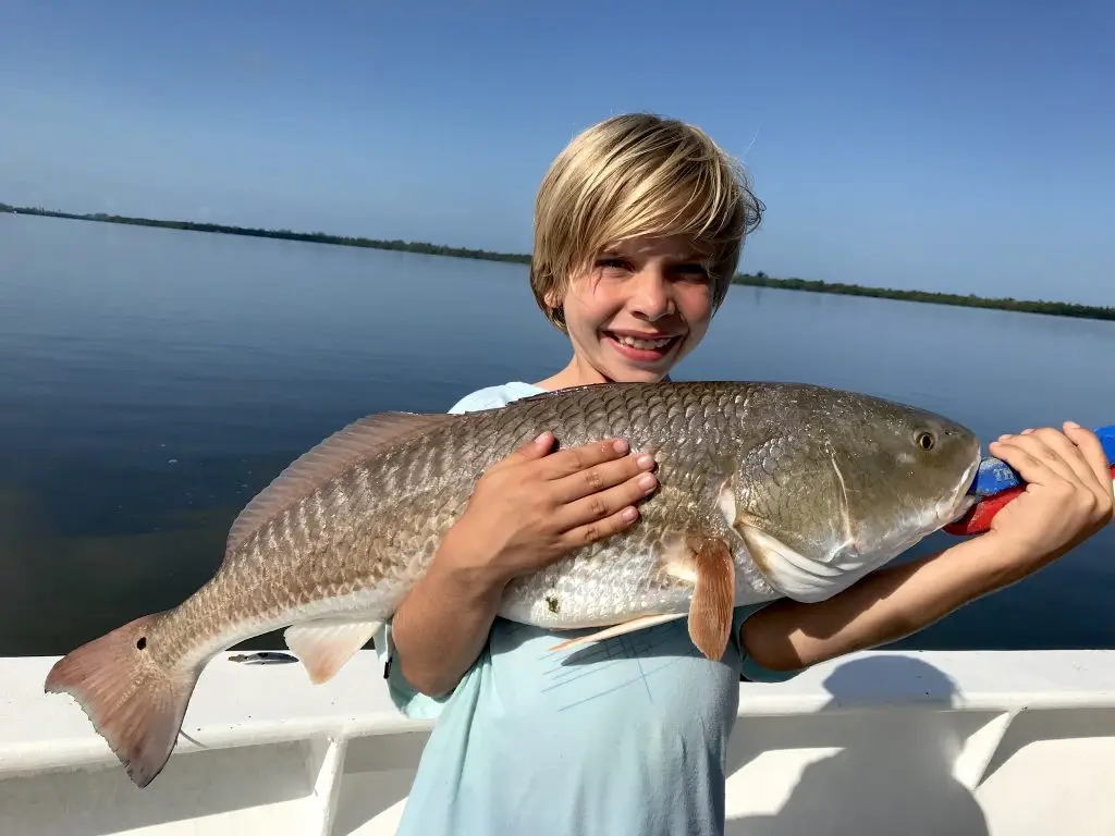 Redfish, Alex, Catch & Release, Sanibel Island Fishing Charters & Captiva Island Fishing Charters, Sanibel Island, Monday, June 4, 2018.
