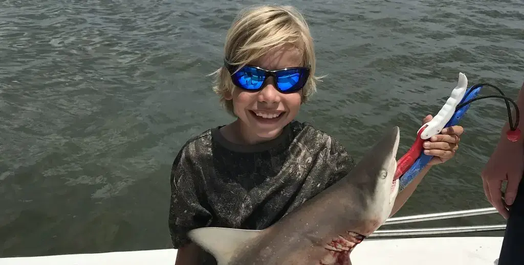 Blacktip Shark, Inshore, Catch & Release, Sanibel Island Fishing Charters & Captiva Island Fishing Charters, Sanibel Island, Thursday, June 21, 2018.