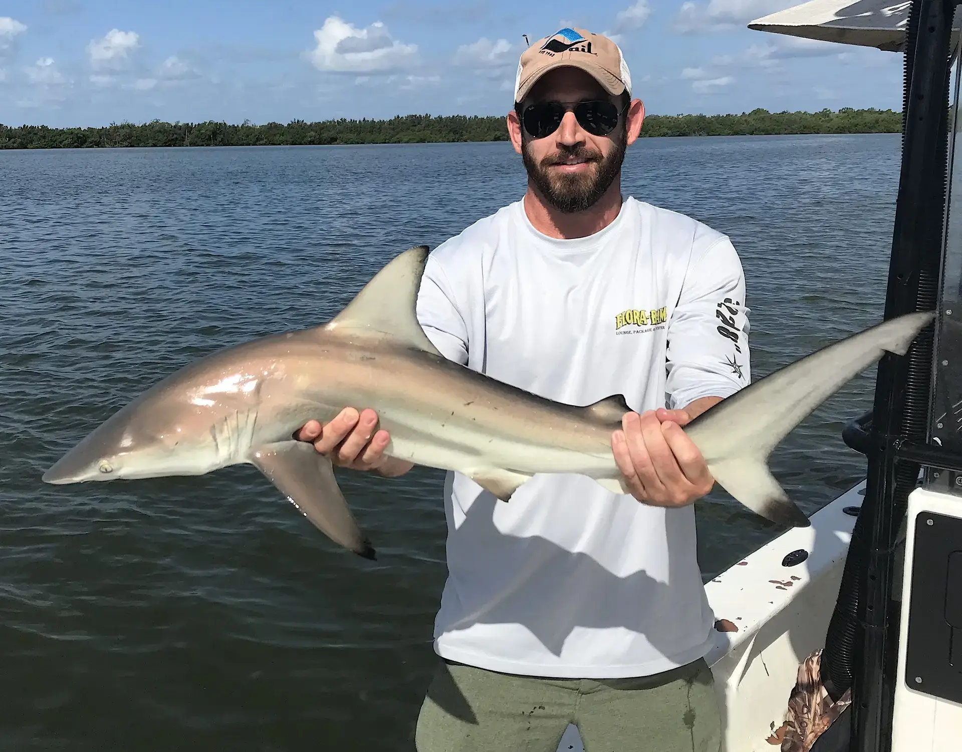 Blacktip Shark Catch & Release, Sanibel Island Fishing Charters & Captiva Island Fishing Charters, Sanibel Island, Monday, June 25, 2018.