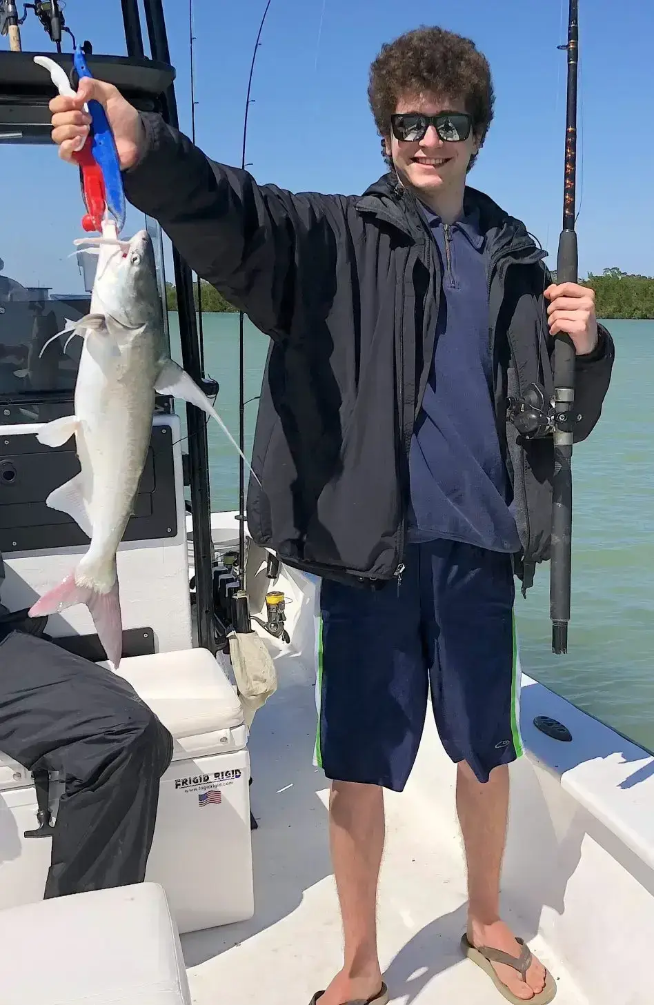 Gafftopsail Catfish, Catch & Release, Sanibel Island Fishing Charters & Captiva Island Fishing Charters, Sanibel Island, March 17, 2018.