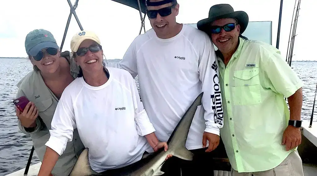 Blacktip Shark, Catch & Release, Sanibel Island Fishing Charters & Captiva Island Fishing Charters, Sanibel Island, Tuesday, July 10, 2018.