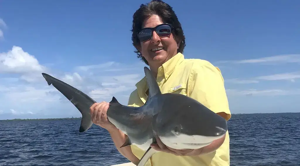 Blacktip Shark, Catch & Release, Sanibel Island Fishing Charters & Captiva Island Fishing Charters, Sanibel Island, Friday, July 6, 2018.