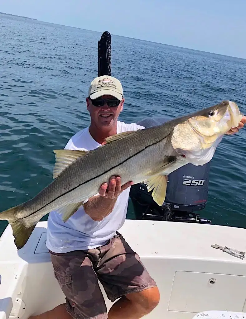 Snook, Jimmy Burnsed, Catch & Release, Sanibel Island Fishing Charters & Captiva Island Fishing Charters, Sanibel Island, Sunday, July 1, 2018.