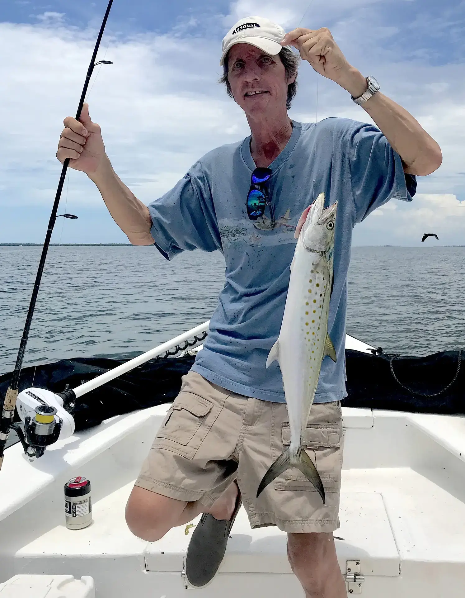 Spanish Mackerel, Catch & Release, Sanibel Island Fishing Charters & Captiva Island Fishing Charters, Sanibel Island, Thursday, July 12, 2018.